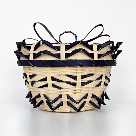 Fancy Black Ash Basket