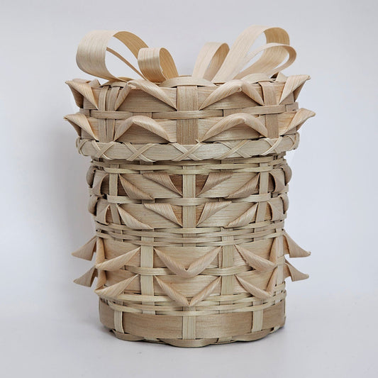 Fancy Black Ash Basket