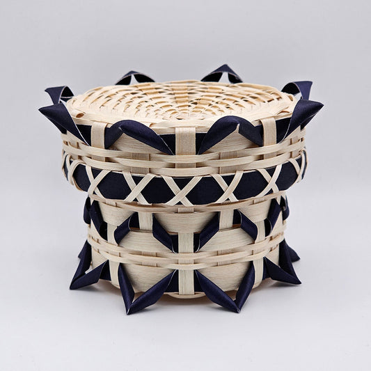 Fancy Black Ash Basket